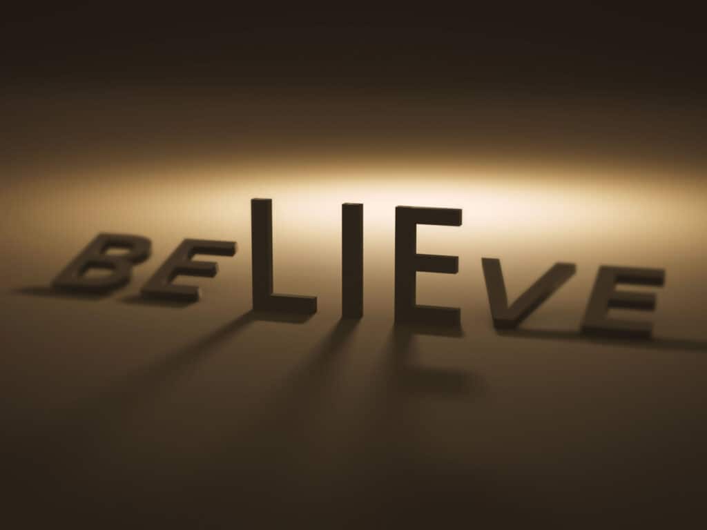lie vs believe